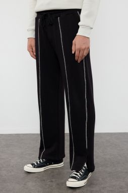 Trendyol Limited Edition Anthracite Wide Leg Cardigan Stitched Limited Edition Sweatpants