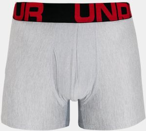 Šedé boxerky Under Armour UA Tech 3in 2 Pack