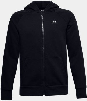 Čierna mikina Under Armour UA RIVAL FLEECE FZ HOODIE