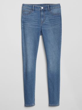 Džínsy GAP Jegging Modrá
