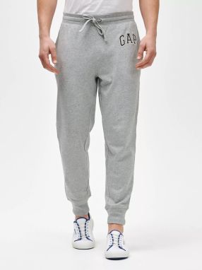 Tepláky GAP Logo arch logo joggers Šedá