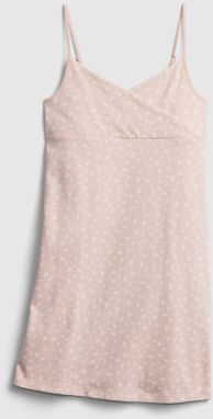 Béžové dievčenské šaty GAP Teen cami dress