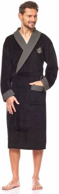 Duke 9102 Black Black Bathrobe