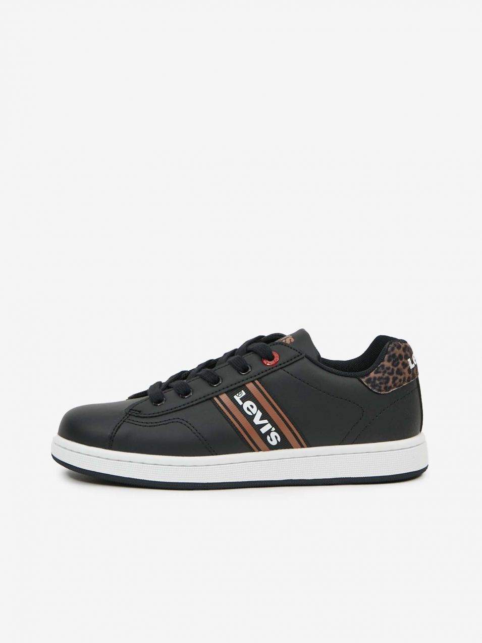 Hnedo-čierne chlapčenské tenisky Levi's® Brandon Lace