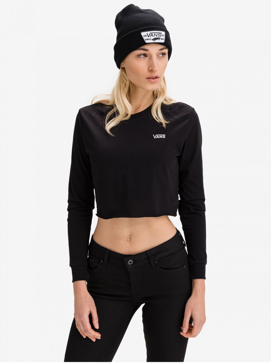 Černý dámský top VANS Junior V Crop