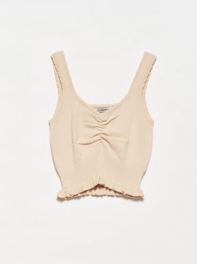 Dilvin Camisole - Beige - Slim fit