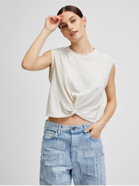 Tielka pre ženy VERO MODA - krémová