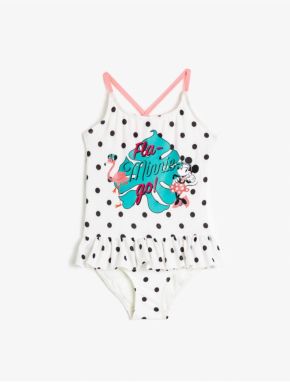 Koton Licensed by Disney Minnie Printed Swimwear