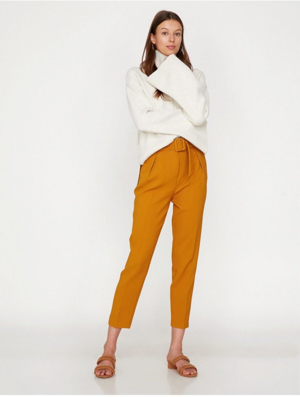 Koton Women's Yellow Pants