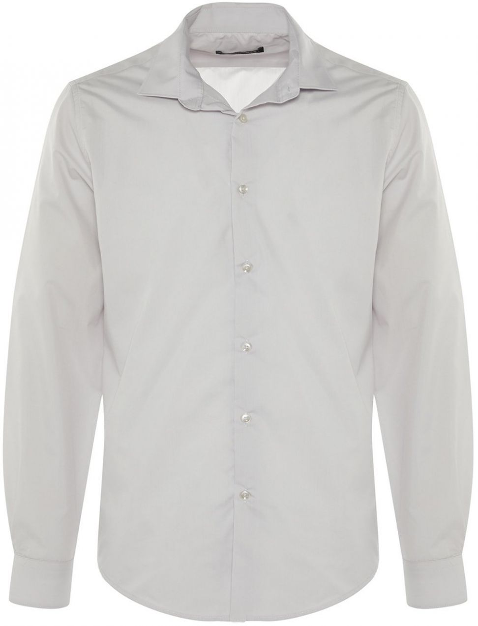 Trendyol Gray Men's Slim Fit Basic Shirt