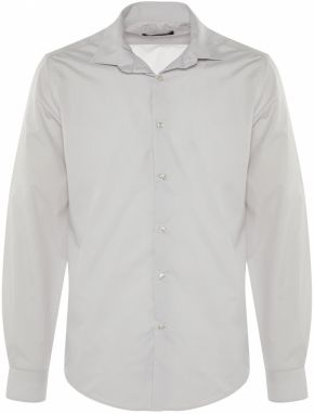 Trendyol Gray Men's Slim Fit Basic Shirt