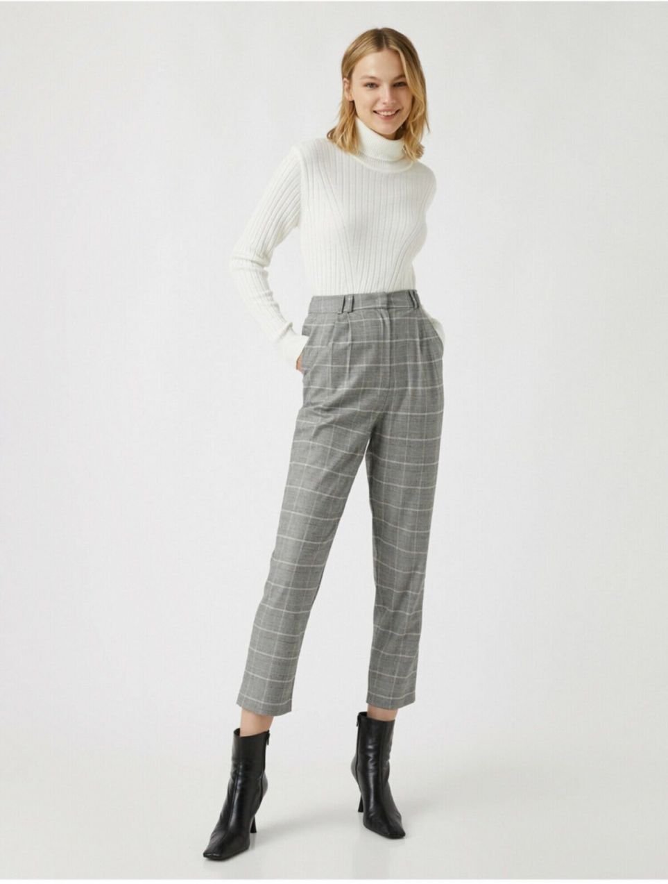 Koton Plaid Pants