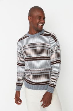 Trendyol Sweater - Gray - Regular fit