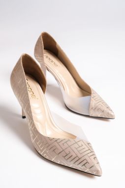 Capone Outfitters Mid Heel Soft Padded Sole Women's Shoes