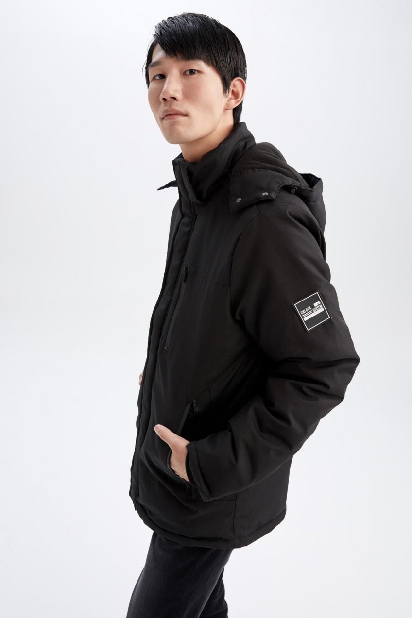 DEFACTO Waterproof Windproof Hooded Coat