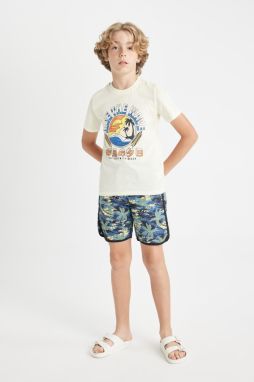 DEFACTO Boys' Patterned Swim Shorts
