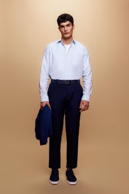 DEFACTO Slim Fit Narrow Leg Trousers