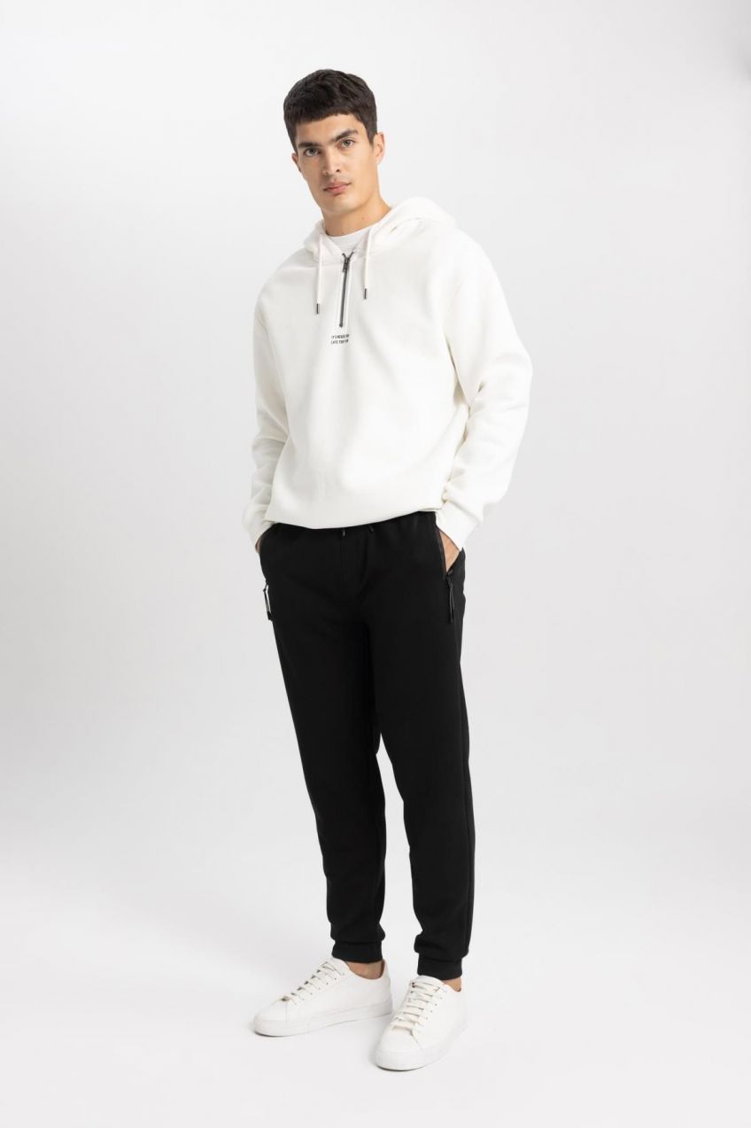 DEFACTO Slim Fit Zipper Pocket Elastic Leg Sweatpants