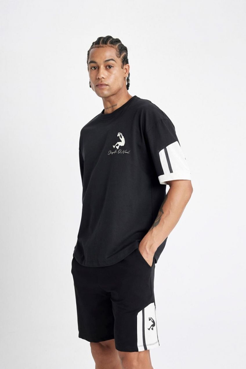 DEFACTO Fit Shaquille O'neal Standard Fit Short Leg Shorts