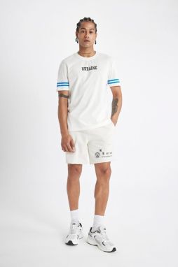 DEFACTO Fit Nba Milwaukee Bucks Standard Fit Short Leg Shorts