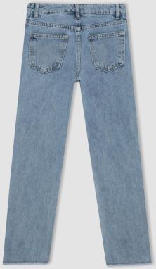 DEFACTO Girls Straight Fit Standard Cuff Jeans