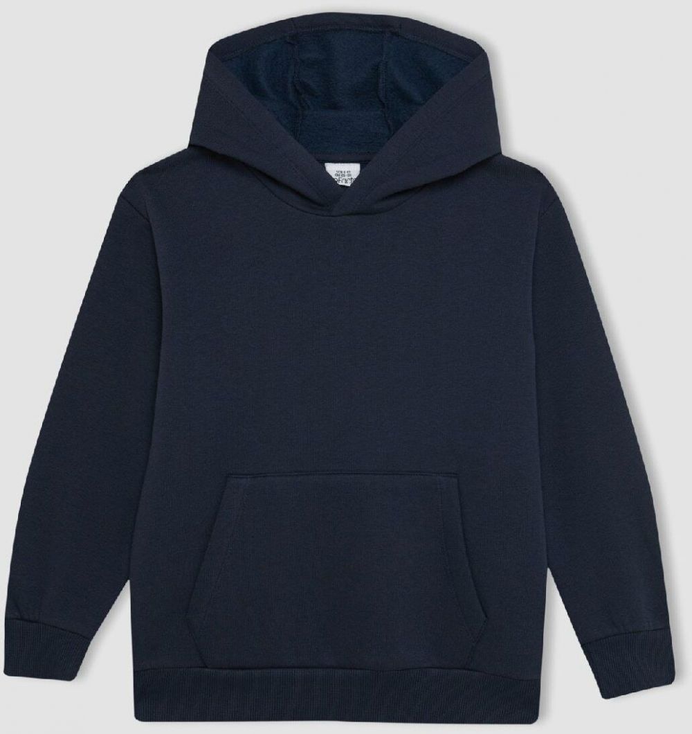 DEFACTO Boys Hooded Thick School Sweatshirt