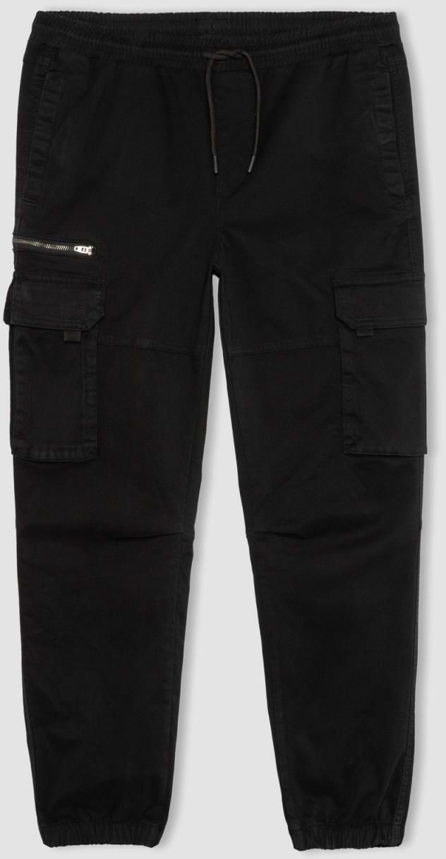 DEFACTO Regular Cargo Jogger Cargo Pocket Gabardine Trousers