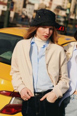 DEFACTO College Collar Bomber Jacket Coat