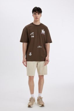DEFACTO Regular Fit Linen Bermuda Shorts