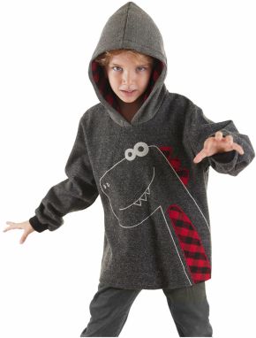 Denokids Dino Boy Hooded Sweatshirt