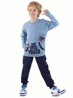 Denokids Monster Truck Boys Tracksuit Set