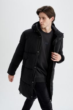 DEFACTO Regular Fit Hooded Coat