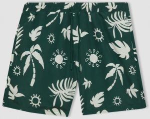 DEFACTO Regular Fit Patterned Short Swim Shorts
