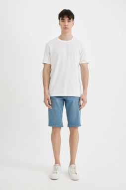 DEFACTO Slim Fit Jean Bermuda Shorts