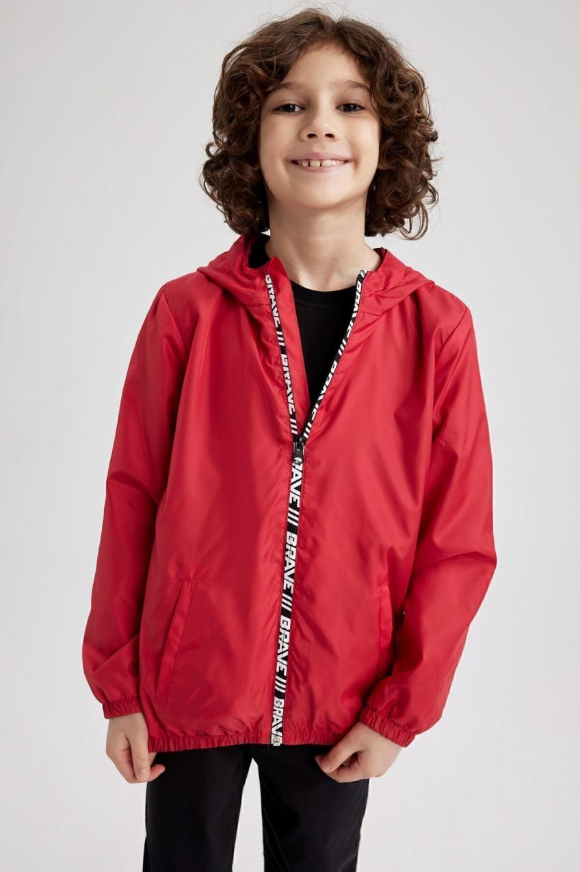 DEFACTO Boy's Water Repellent Hooded Raincoat Y4578a623sp