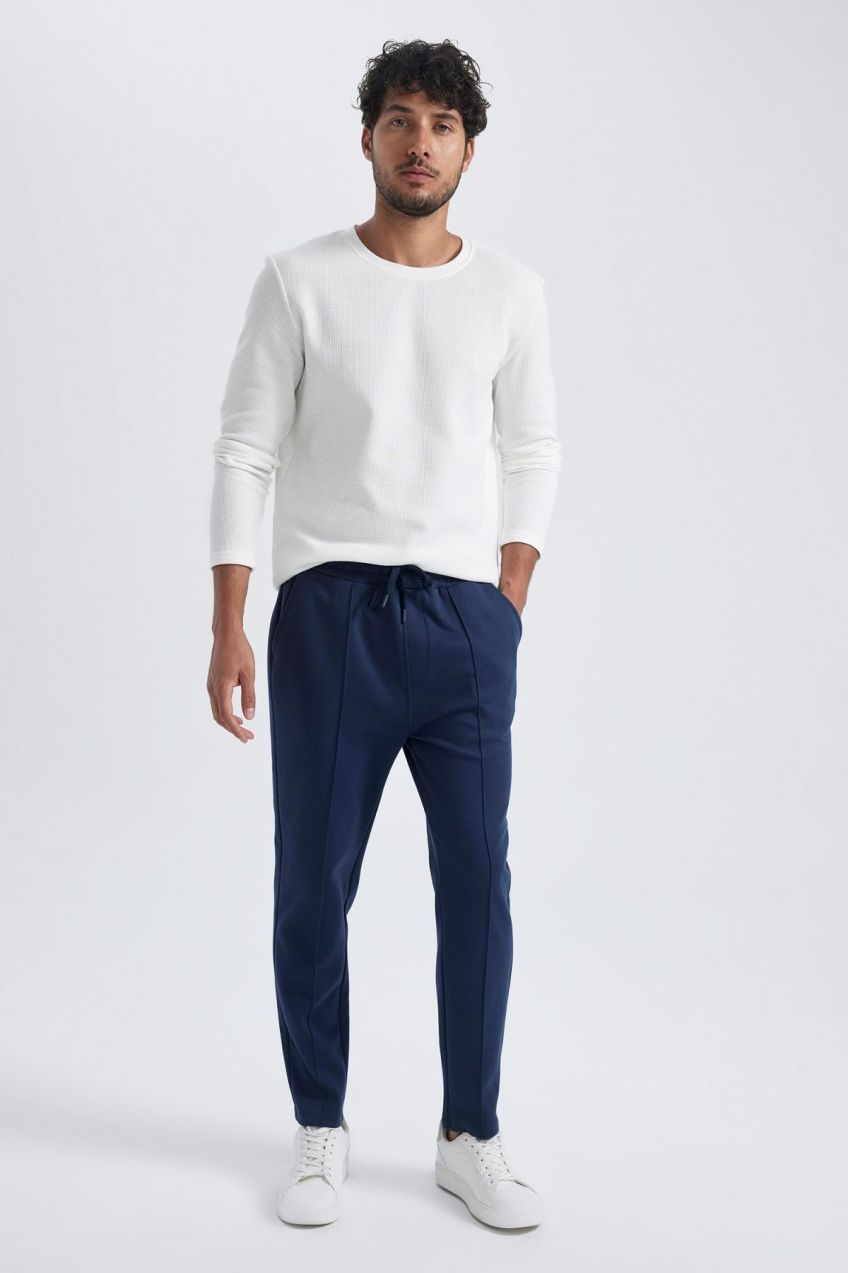 DEFACTO Slim Fit Flat Leg Sweatpants