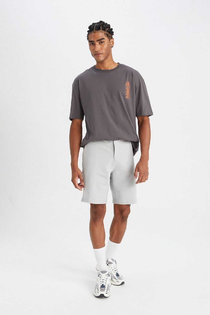 DEFACTO Fit Standard Fit Sports Short Leg Shorts B1170ax24sp
