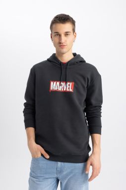DEFACTO Marvel Regular Fit Hooded Sweatshirt