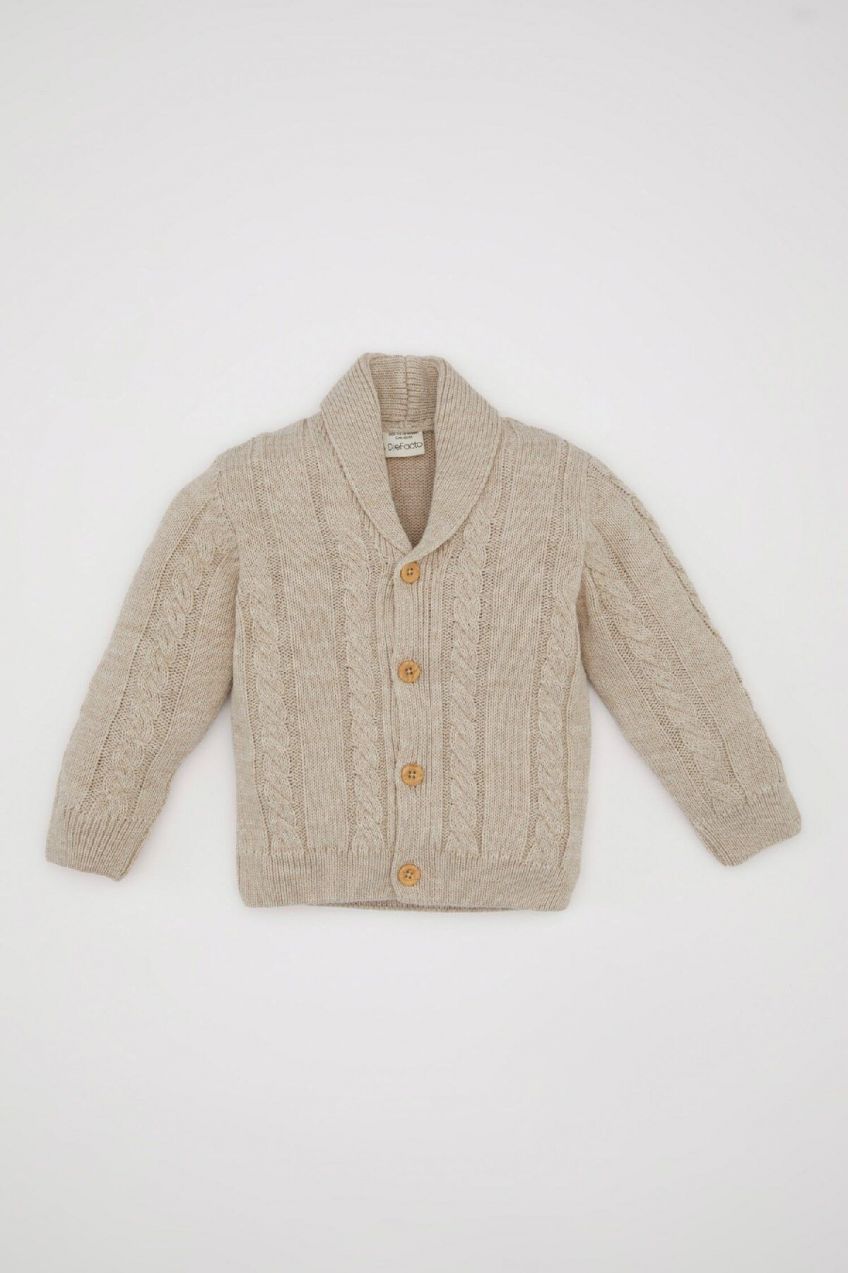 DEFACTO Baby Boy Buttoned Cardigan