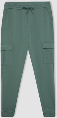 DEFACTO Slim Fit Cargo Pocket Elastic Leg Sweatpants
