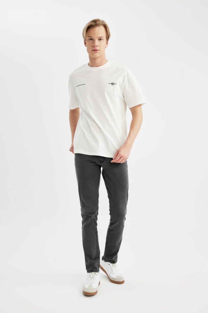 DEFACTO Pedro Slim Fit Slim Fit Normal Waist Skinny Leg Jeans