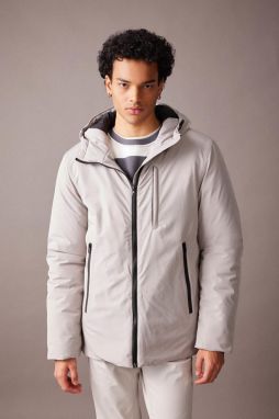 DEFACTO Water Repellent Regular Fit Hooded Coat