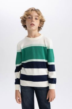 DEFACTO Boy's Crew Neck Knitwear Sweater