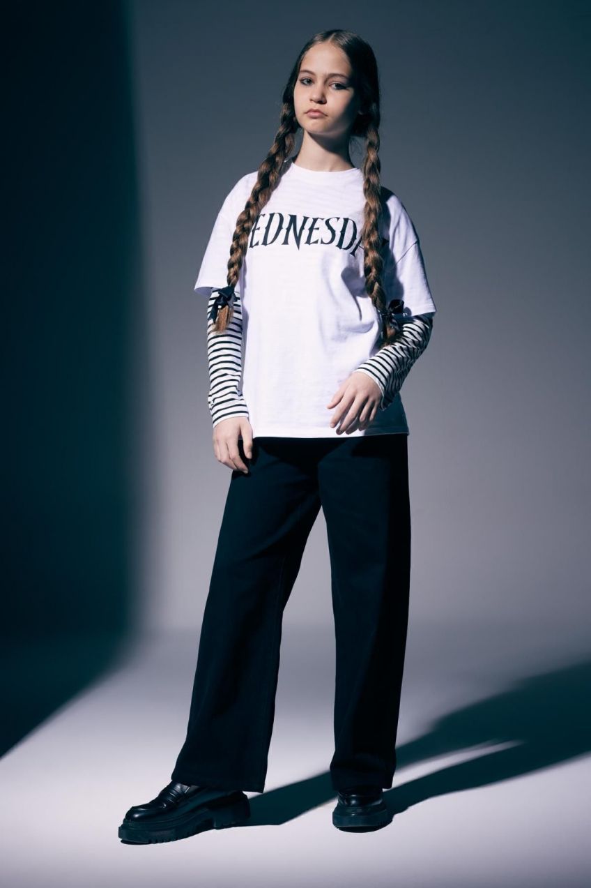 DEFACTO Girls Wide Leg Cotton Pants