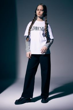DEFACTO Girls Wide Leg Cotton Pants