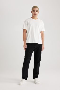 DEFACTO Wide Leg Fit Wide Pattern Normal Waist Wide Leg Trousers