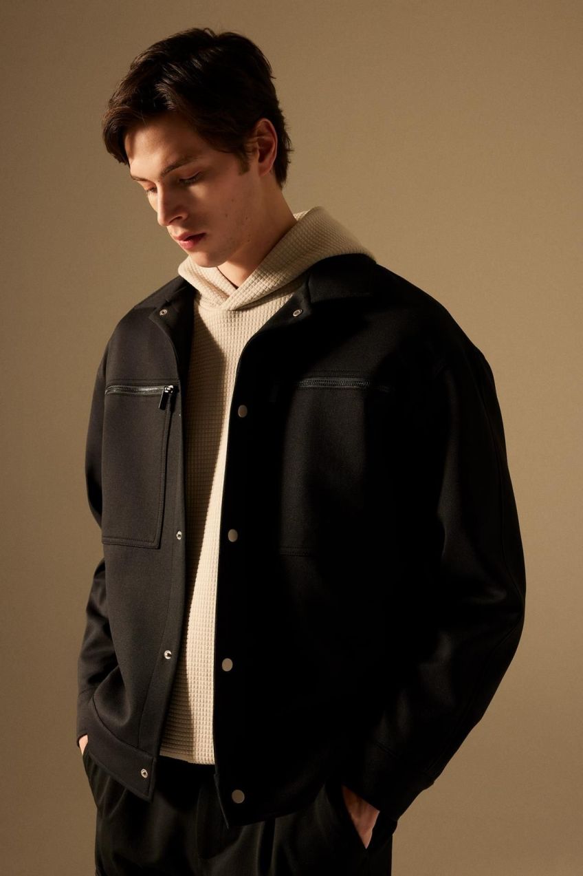 DEFACTO Relax Fit Polo Neck Jacket Coat