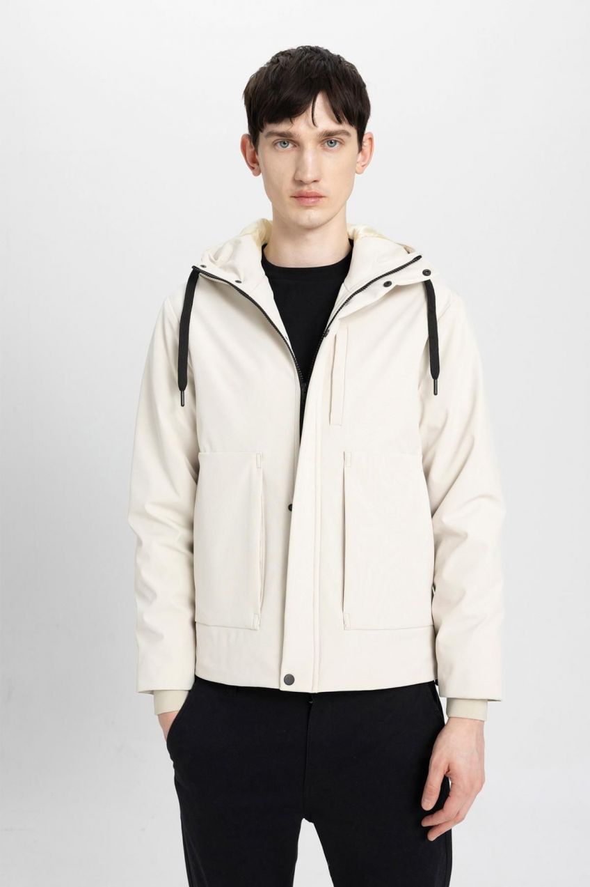 DEFACTO Regular Fit Hooded Coat