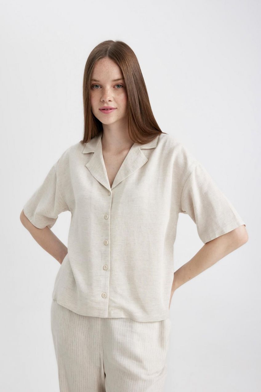 DEFACTO Oversize Fit Short Sleeve Shirt