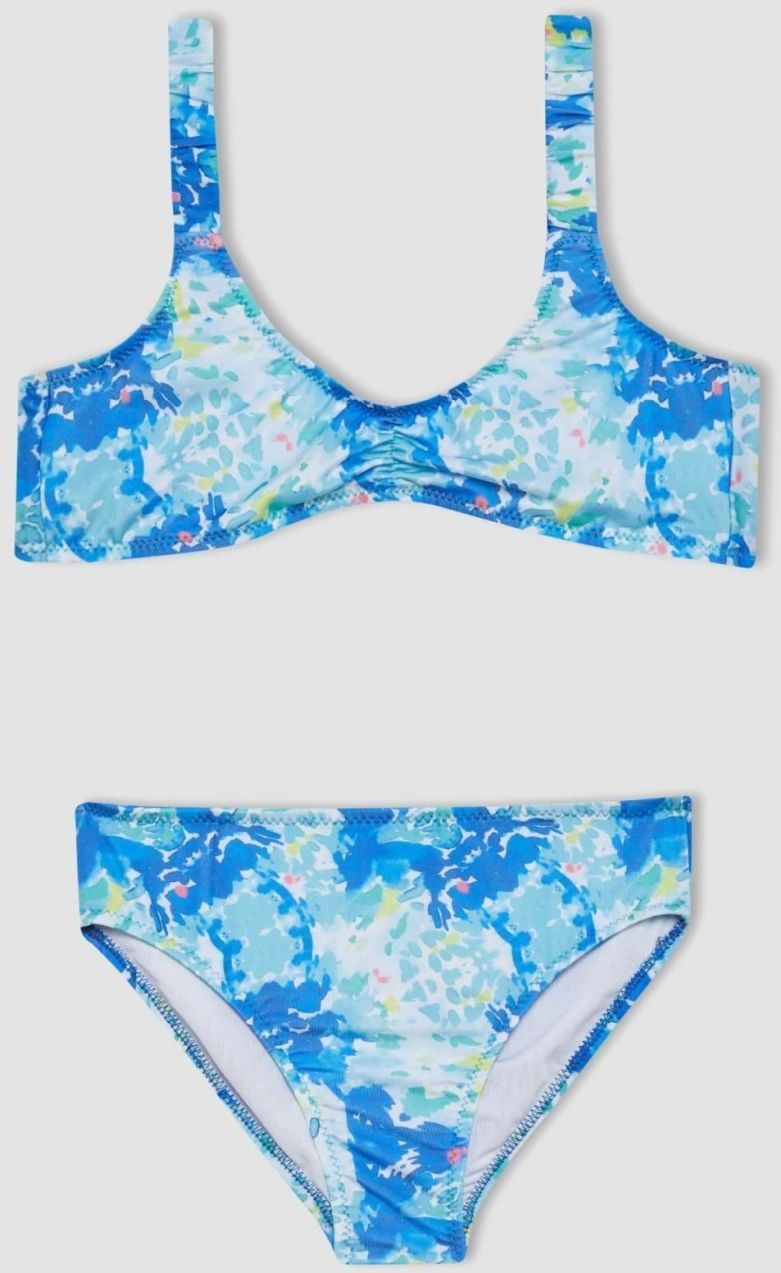 DEFACTO Girl's Patterned Bikini Set